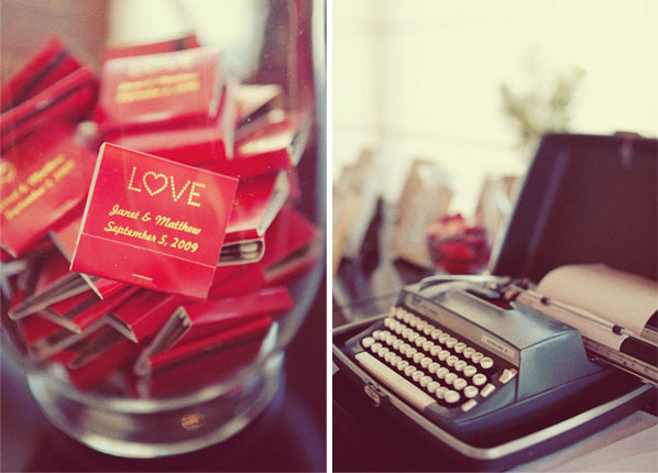 Matchbox Favors