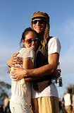 This pair of music fans snuggled up at the Bluesfest Music Festival in Byron Bay, Australia.
