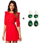 How to Wear Red and Green