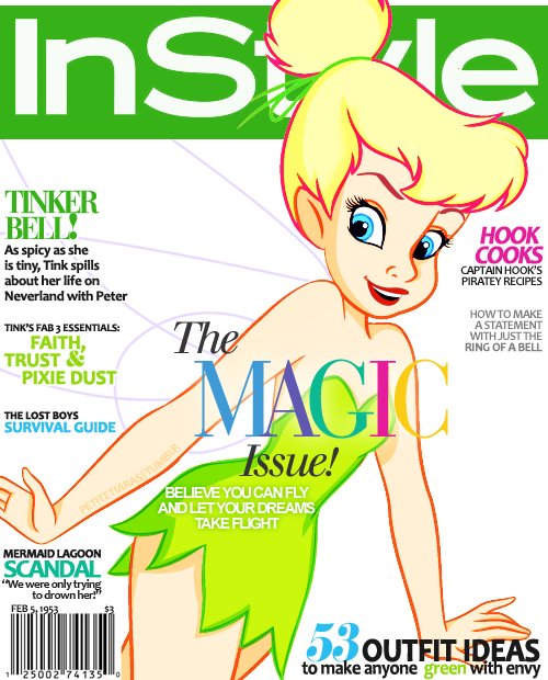 Magazine Cover Tinkerbell