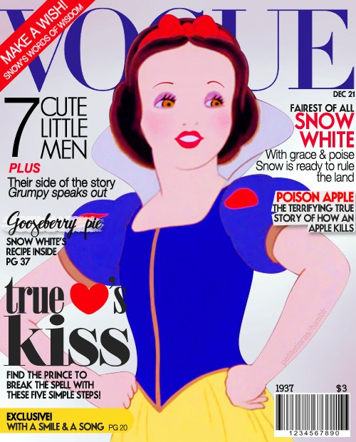 Magazine Cover Snow White