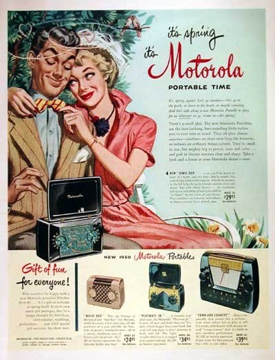 It's Spring, so bust out that Motorola portable!
