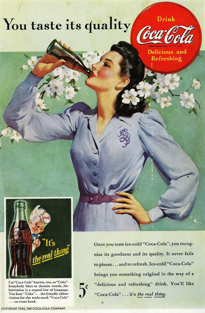 Stay refreshed this Spring with a Coke.
