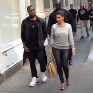 Kim Kardashian and Kanye West in New York Video