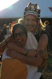 This costumed couple got silly at the Splendour in the Grass Festival in Byron Bay, Australia.
