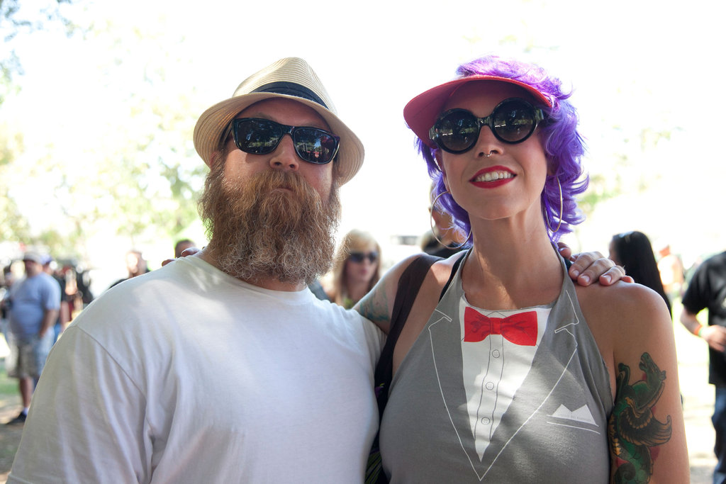 Festivalgoers showed off their flair at The Hootenanny 2012 in Orange, CA.
