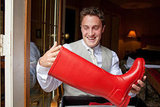 Rain Boots For the Groom