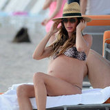 Pictures of Pregnant Celebrities in Bikinis