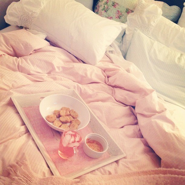 Enjoy Dinner in Bed