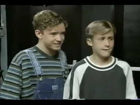 Justin Timberlake and Ryan Gosling as Mouseketeers