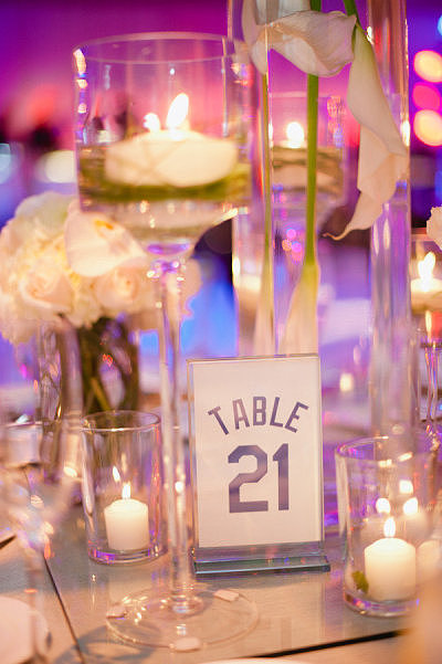 Jersey Table Numbers