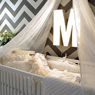 Molly Mesnick's Gray Chevron Nursery