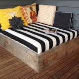 DIY Daybed For Outdoors