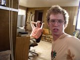 Napoleon Dynamite
It's not Napoleon who finds love online. It's his awesome brother, Kipp, who finds love online with LaFawnduh Lucas, who travels by bus to meet Kipp in person. 
Lesson Learned: Everyone can find love. And I mean everyone. 
