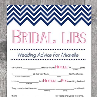 Printable Bridal Shower Games