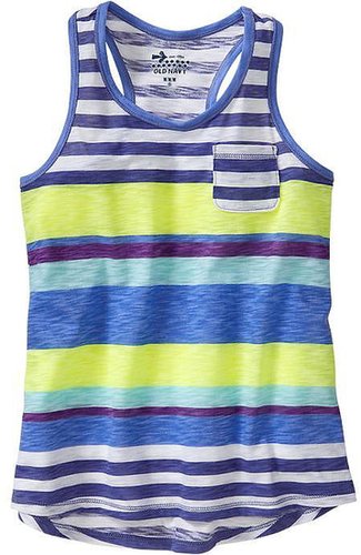 Girls Slub-Knit Jersey Tanks