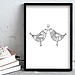 Lovebirds kiss ($23) 