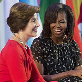 Michelle Obama and Laura Bush in Tanzania