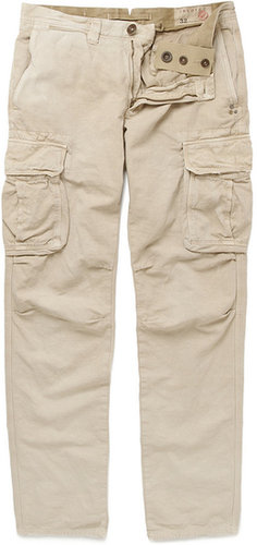 Slowear Incotex Cotton and Linen-Blend Slim-Fit Cargo Trousers