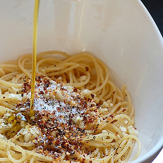 Spaghetti With Garlic, Olive Oil, and Chili Flakes