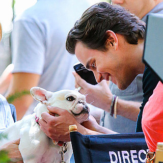 Matt Bomer With a French Bulldog