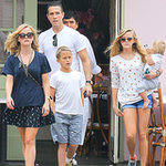 Reese Witherspoon at Lunch With Her Family in LA