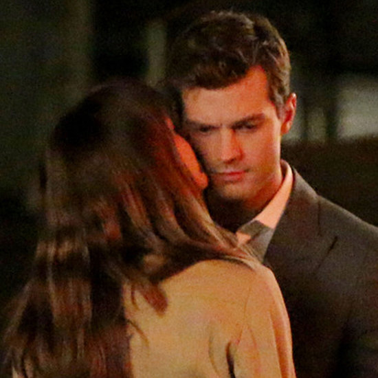 Dakota Johnson Kissing Jamie Dornan For Fifty Shades of Grey