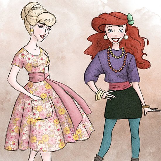 Disney Princess Illustrations 2013