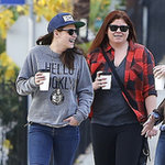 Kristen Stewart in a Brooklyn Nets Sweatshirt