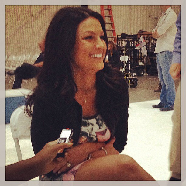 Tierra at the taping of The Bachelor's Women Tell All.
