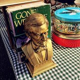 Picked up these Abe bookends at the swap meet.
