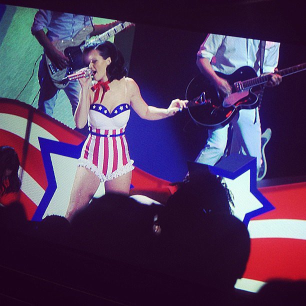 Katy Perry performing at the Kids' Inaugural Concert.
