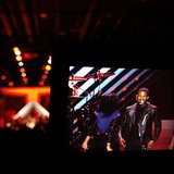 Usher doing his thing at the Kids' Inaugural Concert.
