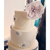 Loving the lace detail on the Beyond Buttercream cake at Unveiled.
