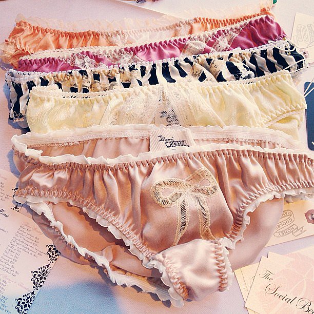 Handmade silk undies at Unveiled that would make fun bridesmaids' gifts.
