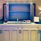 The Champagne bar was a major crowd-pleaser at The One wedding event.
