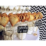 These Sweet Lauren Cakes pie pops at Unveiled are the sweetest! 
