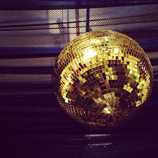 Disco ballin' it at The Cream event.
