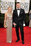 Naomi Watts and Liev Schreiber held hands on the Golden Globes red carpet.
