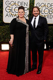 Melissa McCarthy and her husband, Ben Falcone, stepped out for the Golden Globe Awards.
