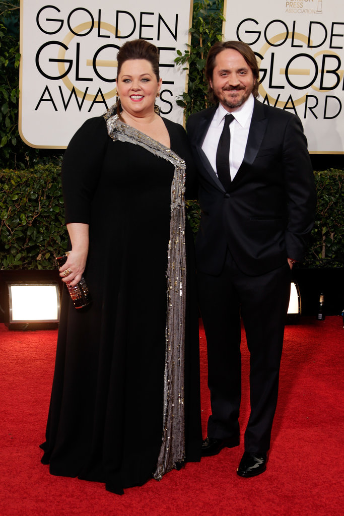 Melissa McCarthy and her husband, Ben Falcone, stepped out for the Golden Globe Awards.
