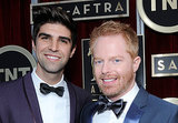 Jesse Tyler Ferguson and Justin Mikita were all smiles at the SAG Awards.
