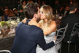 Newlyweds Kaley Cuoco and Ryan Sweeting shared some PDA inside the SAG Awards.
