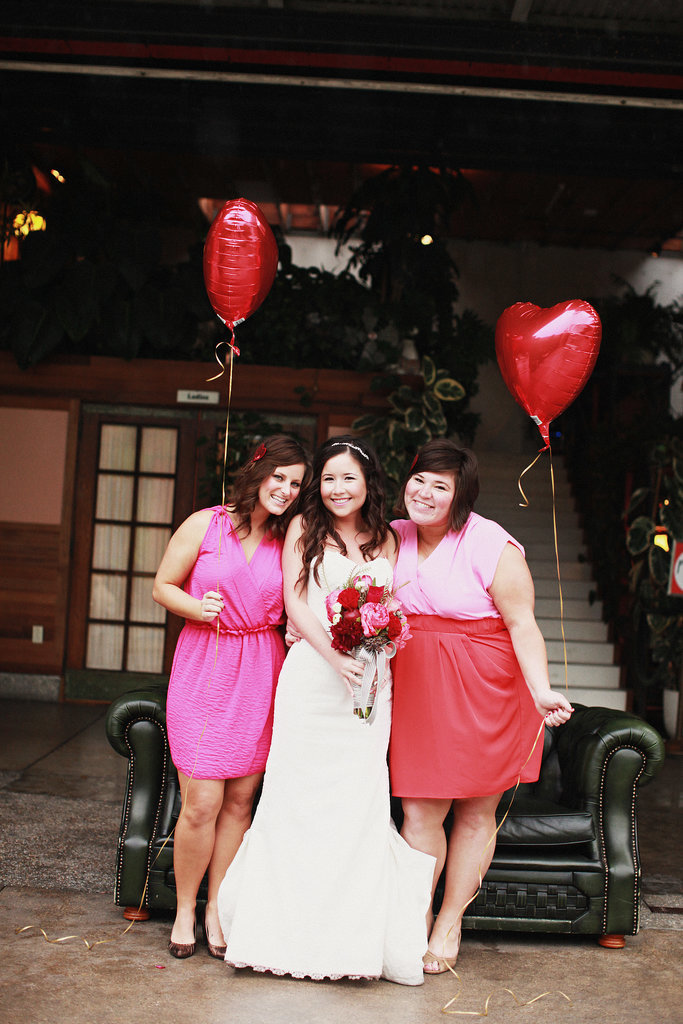 Bridesmaid Heart Balloons