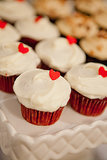 Cupcake Heart Toppers