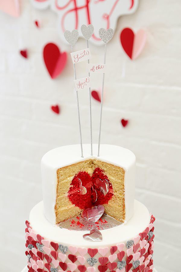 Secret Heart Cake