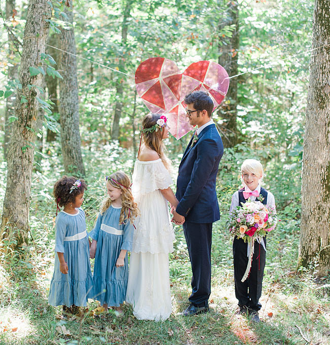 Stained-Glass Ceremony Heart