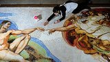 Watch A Cake Artist Recreate Michelangelo’s “The Creation Of Adam” With Frosting, Marshmallows, And Sprinkles