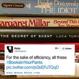 #BooksInYourPants on Twitter