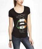 Express scoop neck kiss me top ($30)
